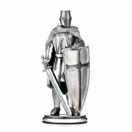 Шахматы из мрамора и серебра "Ледовое побоище"