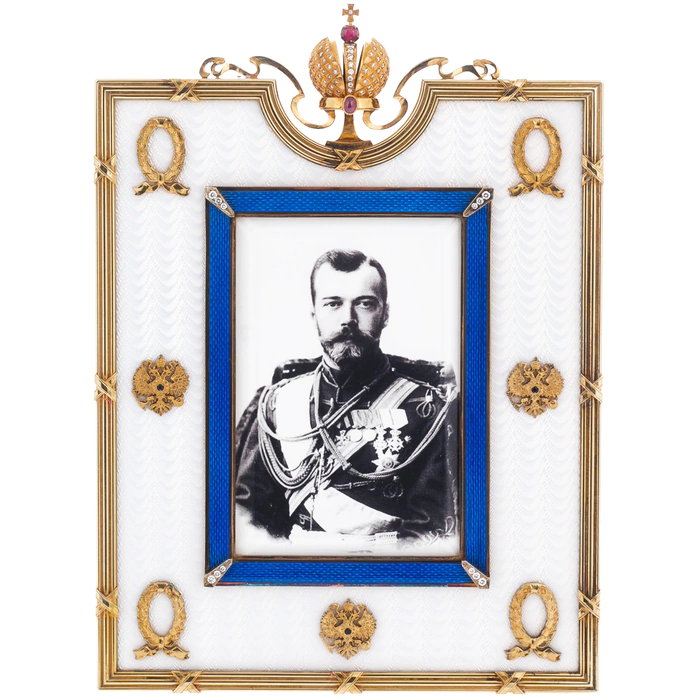 Silver "Crown" photo frame