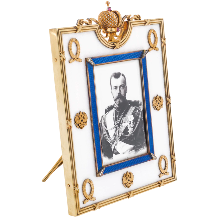 Silver "Crown" photo frame