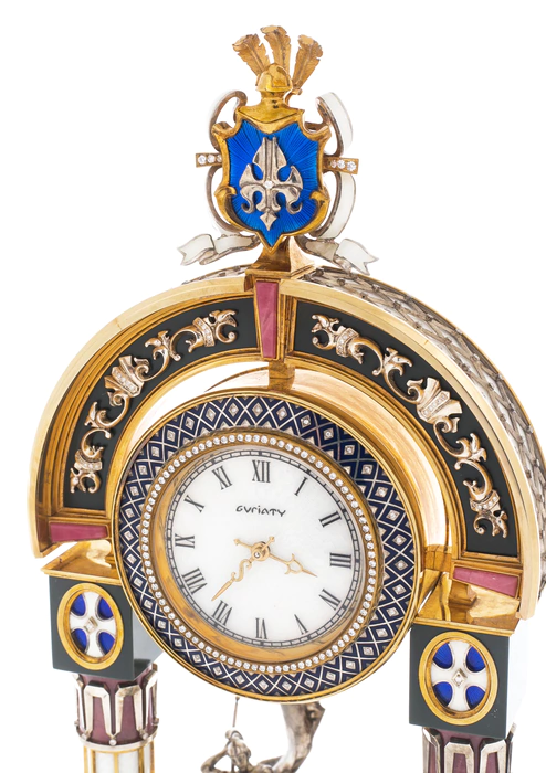 Exclusive table clock "George the Victorious"