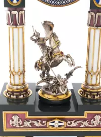 Exclusive table clock "George the Victorious"