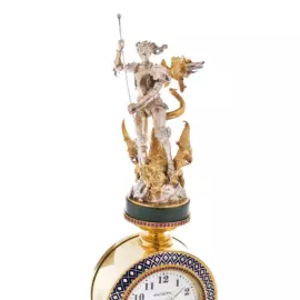 Exclusive Archangel Michael table clock