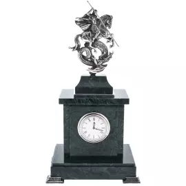Marble table clock "George the Victorious"
