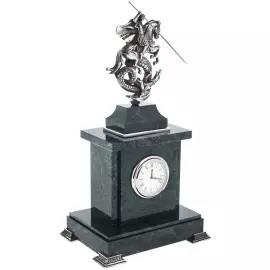 Marble table clock "George the Victorious"