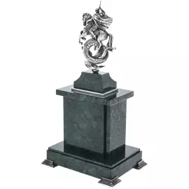 Marble table clock "George the Victorious"