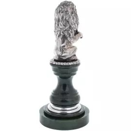 The seal "The Lion sits" with green jade
