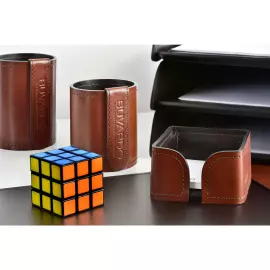 Настольный набор "Premium FG Toscana-Cuoietto" tan-шоколад, 10 предметов