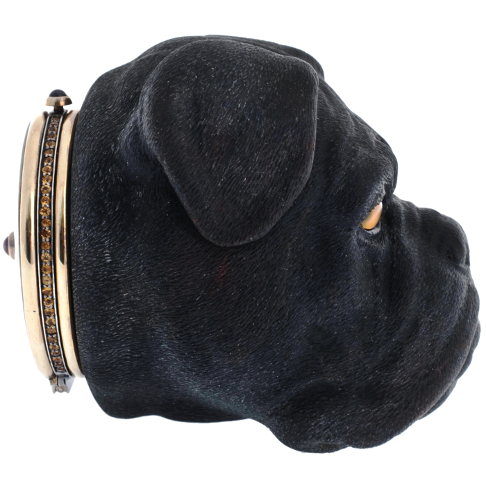 Obsidian bonbonniere "Bulldog"