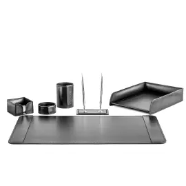 Настольный набор "Premium FG Toscana-Cuoietto" черный, 6 предметов