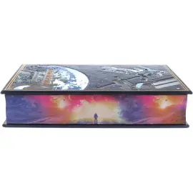 Подарочная книга в кожаном переплете "Космонавтика" Подарочная книга в кожаном переплете "Космонавтика"