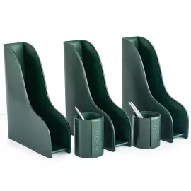 Настольный набор "Premium FG Toscana-Cuoietto" зеленый, 6 предметов