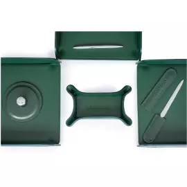 Настольный набор "Premium FG Toscana-Cuoietto" зеленый, 7 предметов