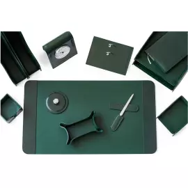 Настольный набор "Premium FG Toscana-Cuoietto" зеленый, 7 предметов