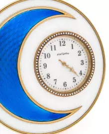 Exclusive table clock-"Crescent Moon" frame