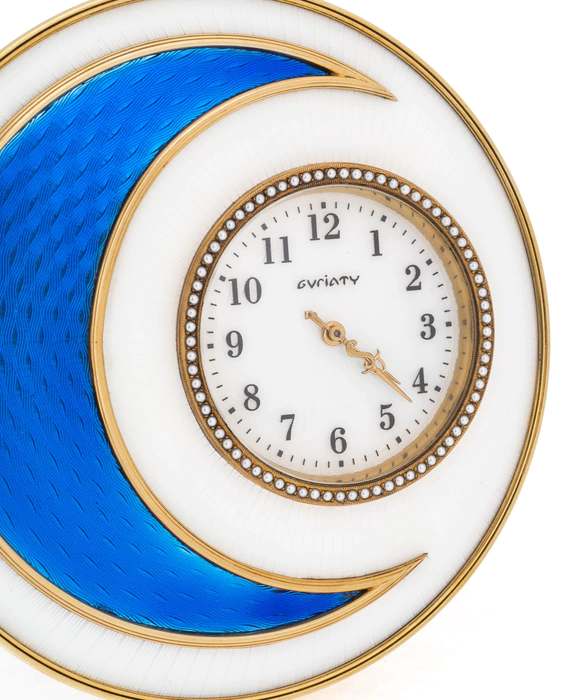 Exclusive table clock-"Crescent Moon" frame