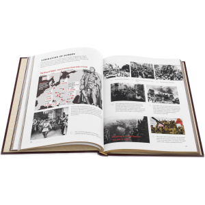 Книга в кожаном переплете "Book on Russia" на английском языке
