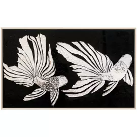 Авторское ювелирное панно "Созвездие рыб"