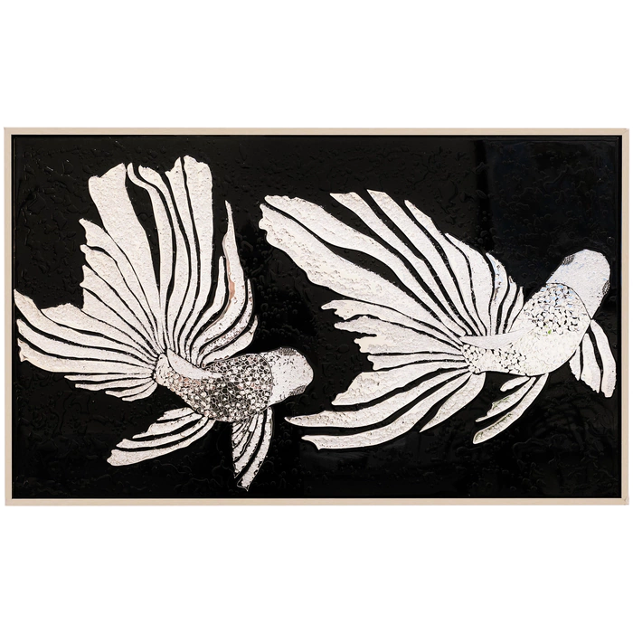 The author's jewelry panel "Constellation of Pisces"