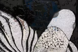 Авторское ювелирное панно "Созвездие рыб"