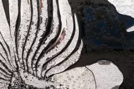 Авторское ювелирное панно "Созвездие рыб"