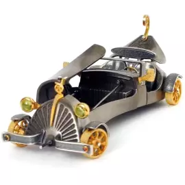 Сувенир из серебра "Автомобиль Шершень"