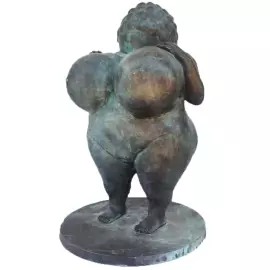 The author's bronze sculpture "The Great Mother Earth"