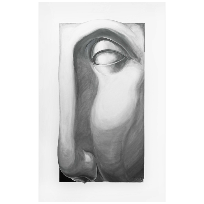 The author's painting "Greek Profile"