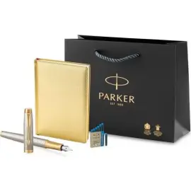 Подарочный набор Parker IM Premium Warm Silver Grey GT Подарочный набор Parker IM Premium Warm Silver Grey GT