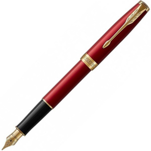 Перьевая ручка Parker Sonnet Red GT Intense, перо F в подарочной коробке