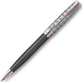Шариковая ручка Parker Sonnet Premium Refresh GREY, цвет чернил Мblack, в подарочной упаковке