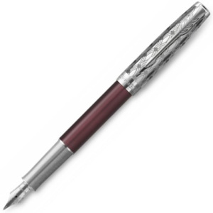 Перьевая ручка Parker Sonnet Premium Refresh RED, перо 18K, толщина F, цвет чернил black, в подарочной упаковке