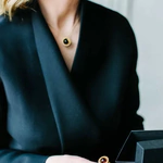 OPERA Premium silver earrings with cognac amber