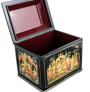 The box "The Tale of Tsar Saltan" by Vlezko, Palekh