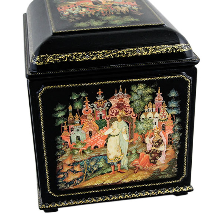 The box "The Tale of Tsar Saltan" by Vlezko, Palekh