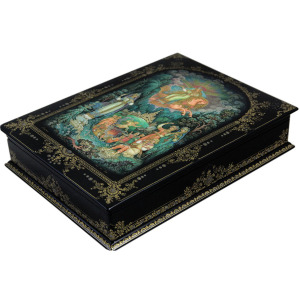 The box "The Arrival of spring" is a lackey