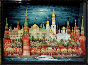 The box "Moscow Golden-Domed" Lackey