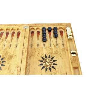 Backgammon made of amber "Ornament" of the Orient collection