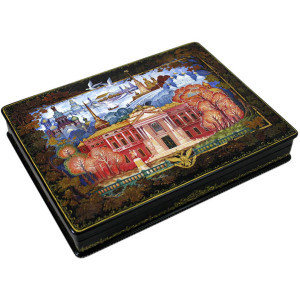 The box "View of St. Petersburg" Kholuy