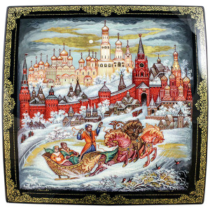The box "Moscow winter" Lackey