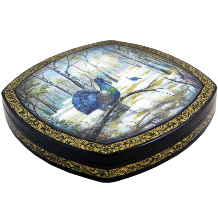 The box "Morning in the forest" by Komyakov, Lackey