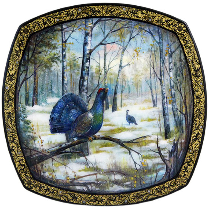 The box "Morning in the forest" by Komyakov, Lackey