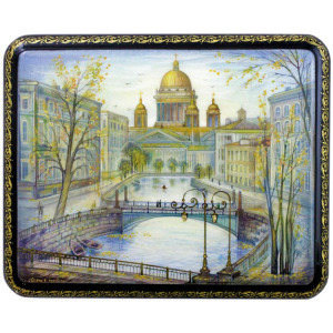 The box "Autumn in the city" Komyakov, Lackey