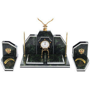 Desk writing set "Eagle" made of a coil