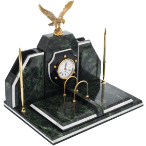 Desk writing set "Eagle" made of a coil