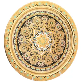 Сервиз "Восточный" на 6 персон, малахит, эмаль