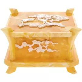 Шкатулка из янтаря "Восточный мотив"