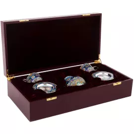 Tea set "Painted" for 2 persons (finish)