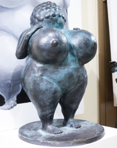 The author's bronze sculpture "The Great Mother Earth"