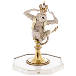 Table decoration made of silver "Monkey"