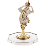 Table decoration made of silver "Monkey"